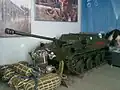 ASU-57空降自走炮車體總重3噸多。