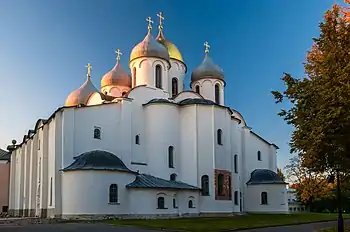 The Saint Sophia Cathedral in Novgorod.