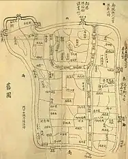 《杭防营志》旗营旧图