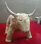 三国保山汉庄蜀汉墓陶牛,藏于保山市博物馆