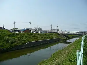 勝川口站至味鋺站之間的鐵橋遺跡