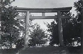 第二代嘉義神社的第三鳥居