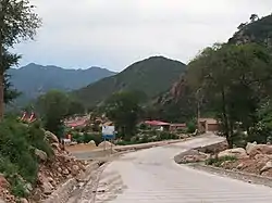 大海陀郷大海陀村的景色