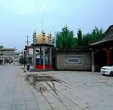 州城清真寺，也称东平清真寺，明代始建，现为市级文物保护单位。