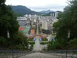 从白岩山上看大田