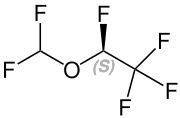 Structural Formula of (S)-Desfluran