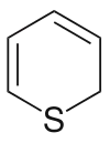 Skeletal formula of 2H-Thiopyran