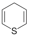 Skeletal formula of 4H-Thiopyran