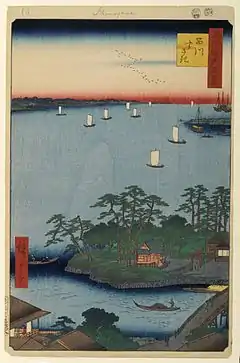 84. 品川洲崎（現在的東品川1丁目 利田神社）