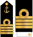 Captain Insignia of Iran's Navy