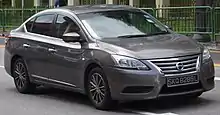 第三代Sylphy B17型系前期車頭(新加坡樣式)