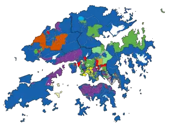 地方選區結果票站得票最高政黨