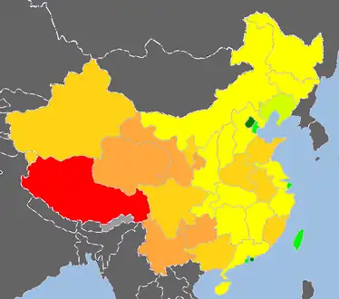 2019年中国教育指数