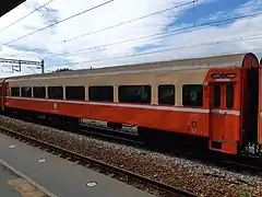 由觀光號餐車改為莒光號餐車，餐車結束營業後再改為一般莒光號客車的35SP32774號