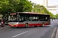 北京公交645路使用的BJ6123C7BCD-2型液化天然气客车