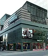 Harry Rosen store at Mink Mile, an upscale shopping district on Bloor Street.