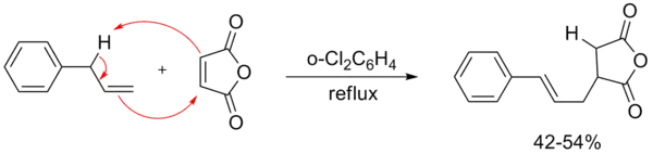 烯丙基苯与马来酸酐的ene反应