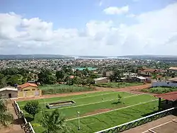 阿爾塔米拉和新古河（Xingu River）的全景