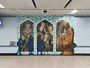 A、E出入口艺术墙《龟兹遗臻》 (2023年4月)