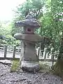 日本愛宕神社的野面燈籠