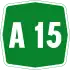 Autostrada A15 shield}}