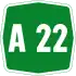 Autostrada A22 shield}}