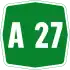 Autostrada A27 shield}}