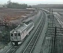 1970年行經現屬馬里蘭區域通勤鐵路坎登線之巴爾的摩與俄亥俄鐵路列車