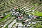 A village in the Batad rice terraces