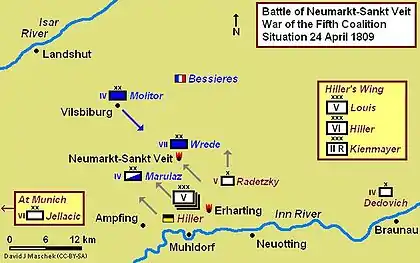 Battle of Neumarkt-Sankt Veit, 24 April 1809