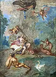 Nicolas Bertin,Jupiter et Léda.