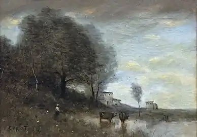 Camille Corot,Paysage.