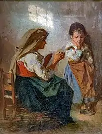 Template:Lien, Paysanne avec enfant.