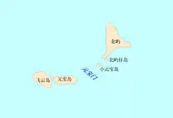 Location of 北屿仔岛