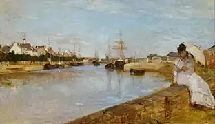The Harbor at Lorient, National Gallery of Art, Washington, DC 1869