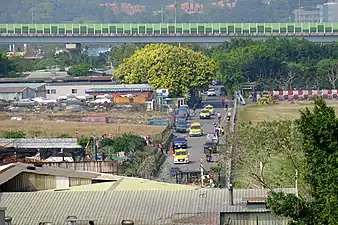 俯瞰濱江街180巷北段