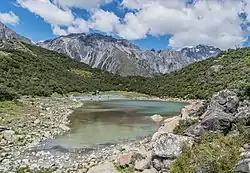 紐西蘭的奧拉基/庫克山國家公園其中一景