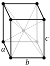 Orthohombic, body-centered