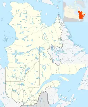 安蒂科斯蒂島Anticosti Island在魁北克省的位置