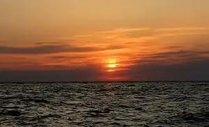 Sunset on the Cape May Peninsula at Sunset Beach