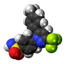 Space-filling model of celecoxib