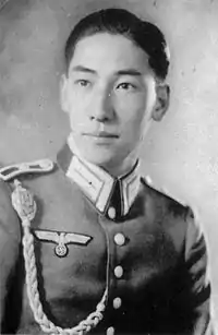 蔣緯國，時任德意志國防軍陸軍尉官