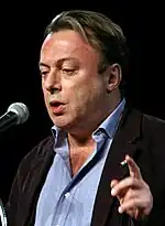 Photographic portrait of Christopher Hitchens