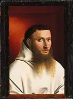 Portrait of a Carthusian, 1446，纽约大都会艺术博物馆