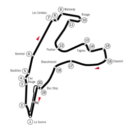 斯帕-弗朗科尔尚赛道（Circuit de Spa-Francorchamps）