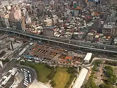 興建時的機場捷運台北車站站體