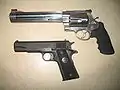 S&W M500与M1911比较