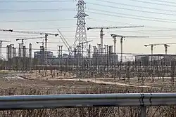 建设中的雄安体育中心