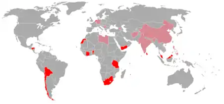 Countries with multiple capitals