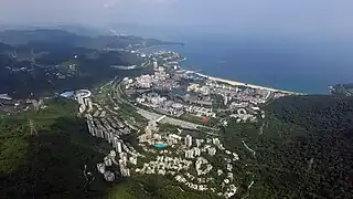 深圳大梅沙海滨公园，当地著名的滨海度假区